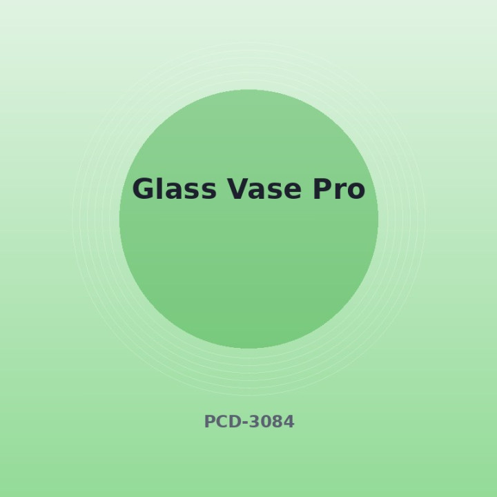 Glasvase Pro